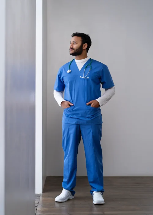 nurse preparing consult